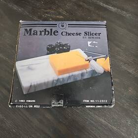 11-2512 Himark Marble Cheese Slicer New In Box With 2 Replacement Wires Included