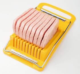 Hinomaru Collection 704831002843 Convenient Kitchen Luncheon Meat Spam Cheese Slicer Quality Stainless Steel W