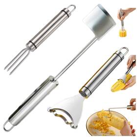 Ymcymc03 Hkfaldrr 3pcs Corn Cob Peeler Stripper Holder For On T