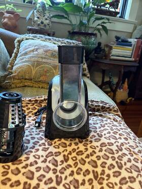 Homdox 664005435948 Electric Cheese Grater Professional Slicer Shredder 150w El