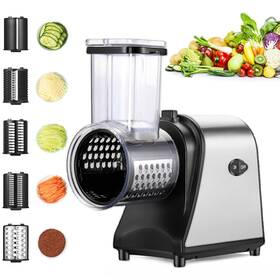 Amb27-2 Homdox Electric Cheese Grater 250w Slicer Shredder One-touch Control Elec