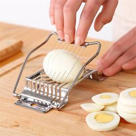 Home 445045151189 Stainless Steel Wire Egg Slicer - Multiuse For Eggs Banana Ham And More