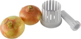 Home-x 843766104205 Onion Slicer Kitchen Gadget Cutter Tool Plastic White