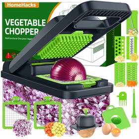 69b29657ea25a0d4bb0fee38 Homehacks Vegetable Chopper Cutter 12 In 1 Kitchen Gadget Dicer Slicer Onion