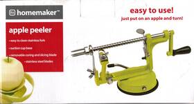 Vef1005 Homemaker Apple Peeler With Suction Base And Stainless Blade - New