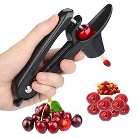 Honbuty 666791045400 Cherry Pitter Tool Heavy-duty Stainless Steel Olive And Pitters Black