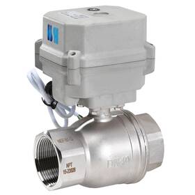 T40-s2-b Hsh-flo 2 Way 1-1/2 Inch 110-240vac 7 Wires Stainless Steel 304 Manual Override/position