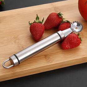 Htppzjr 772060136752 Stainless Steel Strawberry Huller And Tomato Stem Corer Tool Multifun
