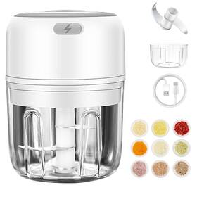Hq-sr01 Huanqiusensmart Hqzg Small Household Wireless Electric Garlic Crusher 100ml/250ml Capacity Ma
