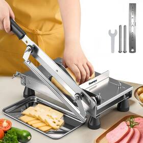 Qlw-203 Huanyu Cheese Slicer Multipurpose Butter Cutter With Tray Stainless Steel Food Slici