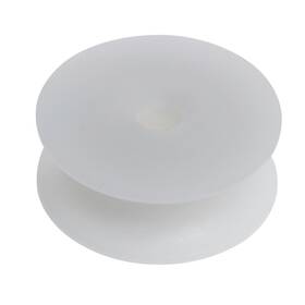 Slic-69-repl04 Hubert Replacement Pulley For Cheese Cutter White Plastic - 1 1/4 Inch Dia X 1/2 H