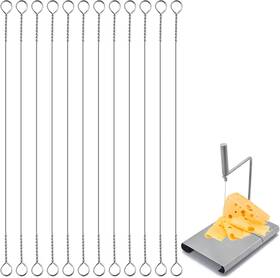 Z0035 Huikangsheng 12 Pcs 5-11/16 Inch Cheese Slicer Wire Replacement Cutter Kit For Silver