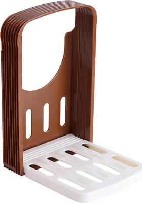 Hurriseeh2q1v4xpo Hurrise Bread Slicer For Homemade With Rubber Feet Paddings And E Book Loaf Cutter
