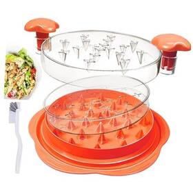 Hy-03 Hyrunhx Chicken Shredder With Detachable Plate Large Meat Tool Twist Orange