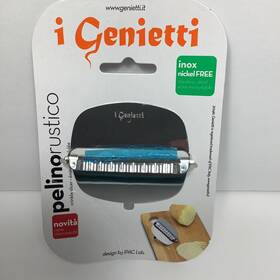 I Genietti 007331810478 Pelino Crinkle Slicer Silver Nickel Free New