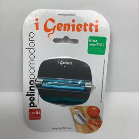 I Genietti 007331810485 Pelino Tomato Slicer Silver Nickel Free New