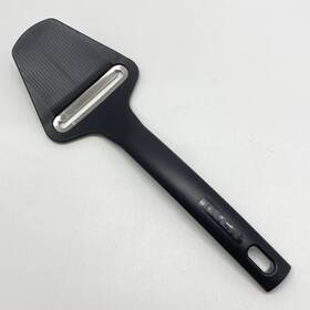 13642 Ikea Scandinavian Black Plastic Cheese Plane Knife Stainless Steel Slicer Sweden