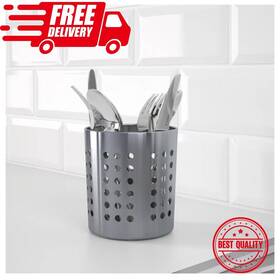 301.317.xx Ikea Large Kitchen Utensil Holder Ordning Stainless Steel Cooking Tools