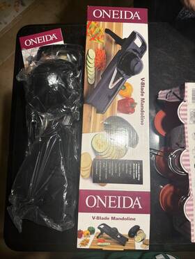 Az595a11b68c7bd-us Imported New Veggie Slicer Mandolin V Blade Julienne Slicing Ultra Thin H81119j