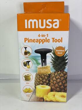 Bes6561 Imusa 4-in-1 Stainless Steel Pineapple Tool