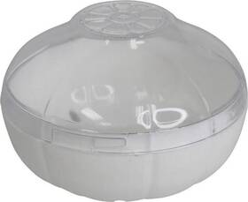 Imu-71206 Imusa Onion And Garlic Saver/container With Clear Cover 4 White