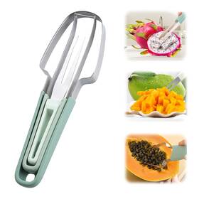 Inbugz 769326539587 3-in-1 Watermelon Cutter Slicer Tool 2024 New Stainless Steel Pops