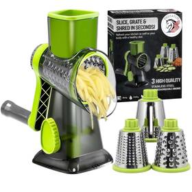 Incitatus 199284994430 - Cheese Grater Hand Crank Rotary Medium Transparent