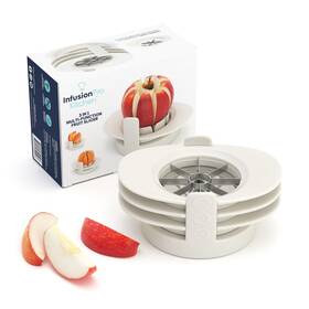 Infusion Pro 850019649406 Fruit Slicer Divider 3 In 1 Apple Corer Citrus Mango Cutter