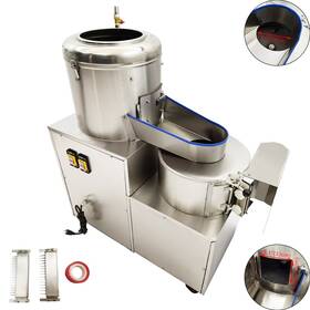 057008ing Intbuying 110v 750w Electric Stem And Root Vegetable/fruit Washing Peeling Cutting Machine