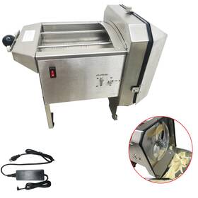15as323c0 Intbuying Commercial Banana Slicer Machine 110v Electric And Manual Fruit Vegetable