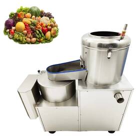 057008mai Intsupermai 110v Electric Stem And Root Fruit Vegetable Washing Peeling Cutting Machine