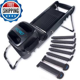 B000bb6pe8 Jaccard Abs Safehands Mandolin Slicer With Seven Interchangeable Blade Cartridge