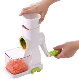 Jahyshow 880429721218 Manual Vegetable Cutter Slicer Kitchen Roller Gadgets Tool Fruit Chopp