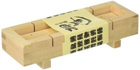 Japanbargain 012027613361 Sushi Press Maker Rectangular Wooden Oshizushi Box Mold