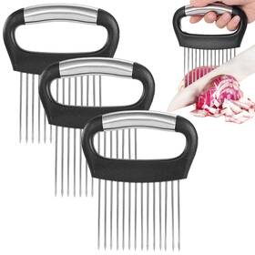 Jayvar 719645391878 Large Onion Holder For Slicing 3pieces Tomato Slicer Stainless Steel