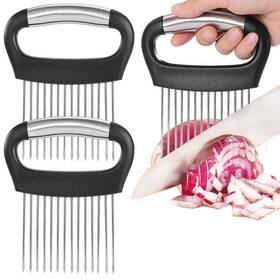 Jayvar 719645446615 Large Onion Holder For Slicing 2pieces Cutter Veggie Chopper St