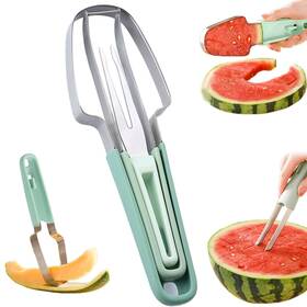 Jayvar 732767502090 Watermelon Cutter Slicer Popsicle Mould 3 In 1 Scoop Fruit Scooper Tool For Dig
