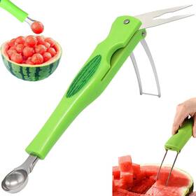 Jayvar 760701552245 Watermelon Slicer Cutter Knife With Melon Baller Scoop Set Fruit Scooper