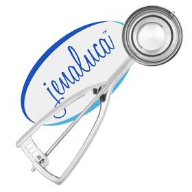 Cs-1405-ngp Jenaluca Extra Large Ice Cream Scoop - 1/3 Cup Disher Size #12 Stainless Steel Scooper