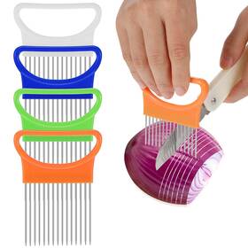 C0xvawubl Jieyao 585605 1 4 Pcs Onion Holder For Slicing Stainless Steel Cutter Chopper