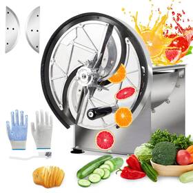 Jg-006-n-us Jivgdn Commercial Vegetable Slicer - Manual Adjustable Thickness 0.2-13mm Stainless