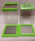 Jn-jt-1 Unbranded Green Square French Fry Cutter Container Sizes Slicing Blades