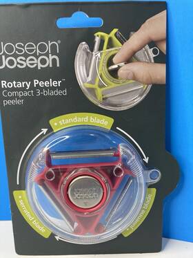 Pebr0100cb Joseph 3 Blade Rotary Peeler Standard Julienne Serrated Compact New