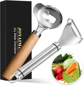 Aimee-002 Joyaimee Cactus Peeler Tool 2 Pcs Stainless Steel Paring Knife And Spoon