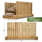 Juei Heartland Bamboo Bread Slicer Perfect Homemade Slices Using Wooden Cutting Guide 641171761644