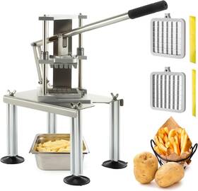 Jxrlbhkuaj 445056180116 Commercial Potato Vegetable Chopper Stainless Steel French Fry Cutter With 2 Bl