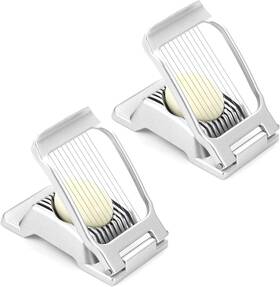 Kabuda 445010724752 2 Packs Egg Slicer Strawberry Slicers Stainless Steel Wire For Hard
