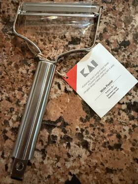 Dh-3334 Kai Kitchen Wide Tilt Peeler Stainless Steel Made In Japan Williams Sonoma