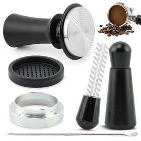 22411119 Kakalote 51mm Espresso Accessories Kit Spring Loaded Hand Tamper With Base ... Fast Ship