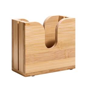 Ka22048 Kamehame Bagel Slicer Holder Bamboo For Small And Large Bagels